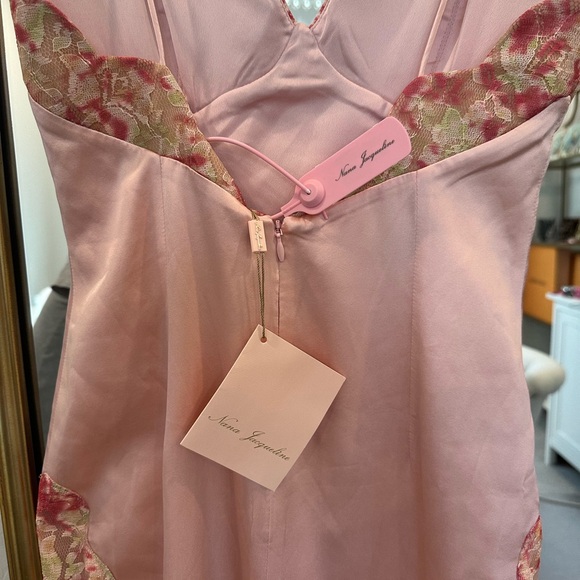 Nana Jacqueline Eva Silk Dress in Pink - Picture 5 of 8